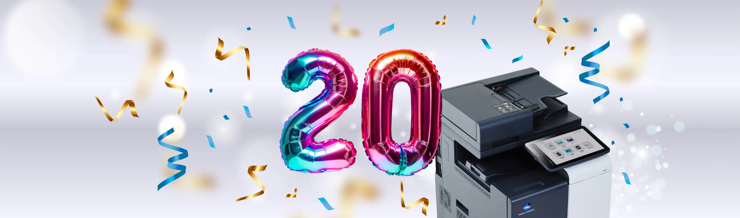 慶祝 bizhub 品牌誕生 20 週年